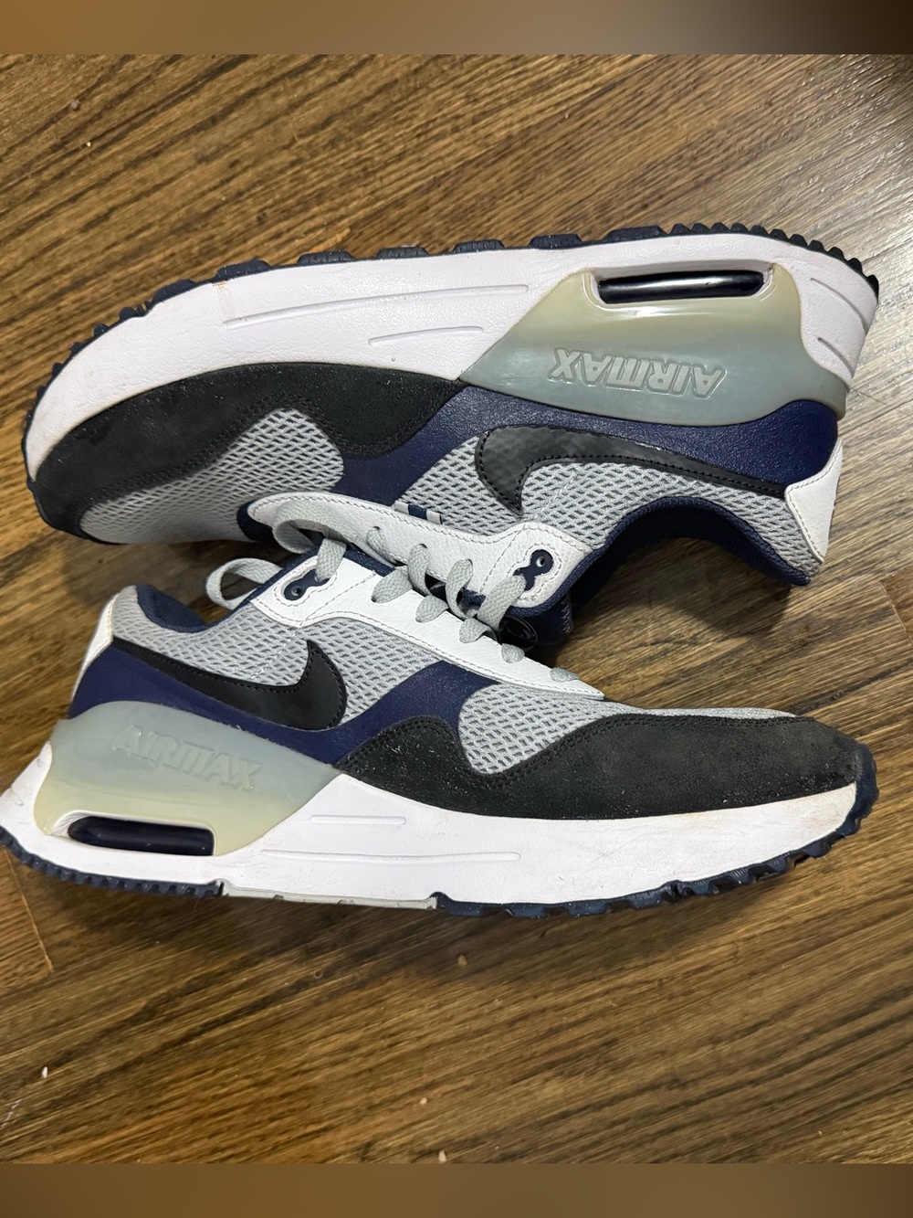 Nike Men’s Air Max Sneakers - Gray/Black/Navy